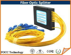 China Industrial 1x2 Fiber Optic Planar Lightwave Circuit Splitter for FTTX / CATV factory