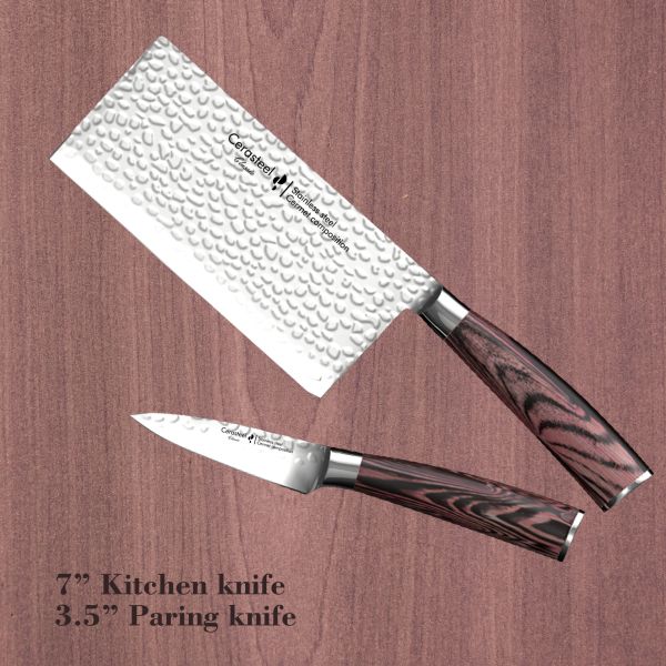 China Custom Made Wonderful Ultra Sharp Knife 3.5" & 7" factory