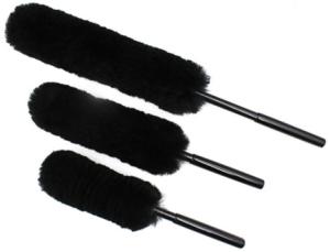 China 20 X 6.6 X 4.6 Inches Scratch Free Wool Fluffy Wheel And Rim Brush 330g 3 Pieces factory