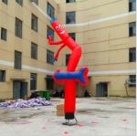 Factory production single leg dance star inflatable model, double dance star air