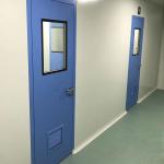 Aluminum GMP Modular Cleanroom Door Anti Corrosion