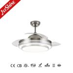 42" Retractable Ceiling Fan Light With Remote Control AC Motor