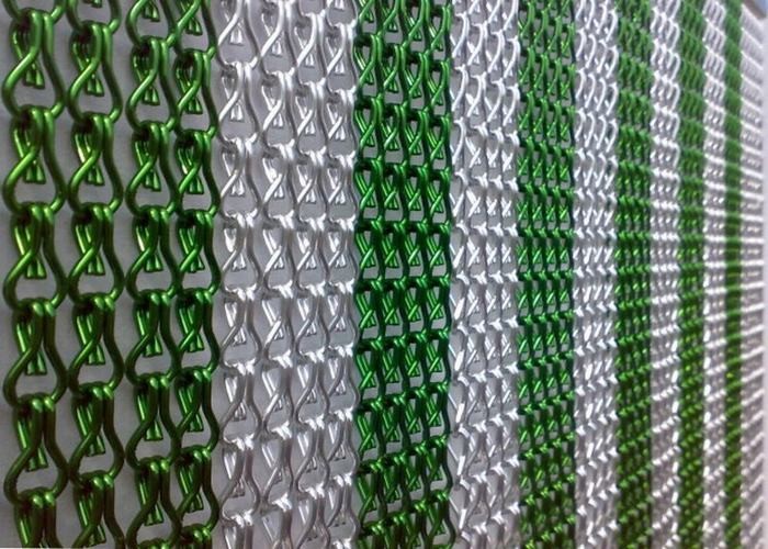 Space Divider Decorative 1.5-2.0mm Chain Link Fly Screen