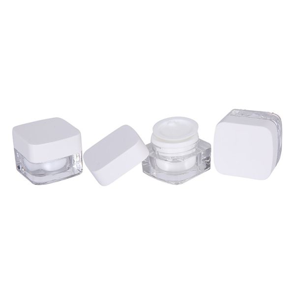 5ml Double Wall Pmma Empty Cream Containers Od 34mm