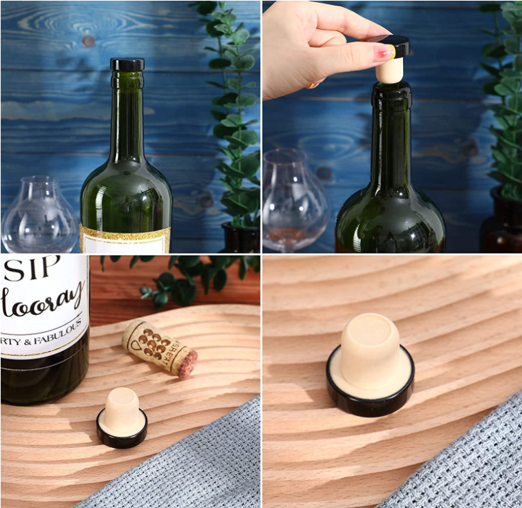 Laser Engraving Logo Spirit Bottle 50cl Cork Bottle Stopper for Eco Friendly Wine Cork