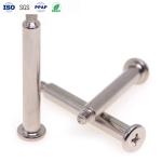M4 Shoulder Long Bolt Stainless Steel Cross Groove Flat Head Bolt Custom
