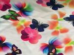 Printed Polyester Lining Fabric 310T Poly Taffeta 50 * 50D 63 Gsm Good Air