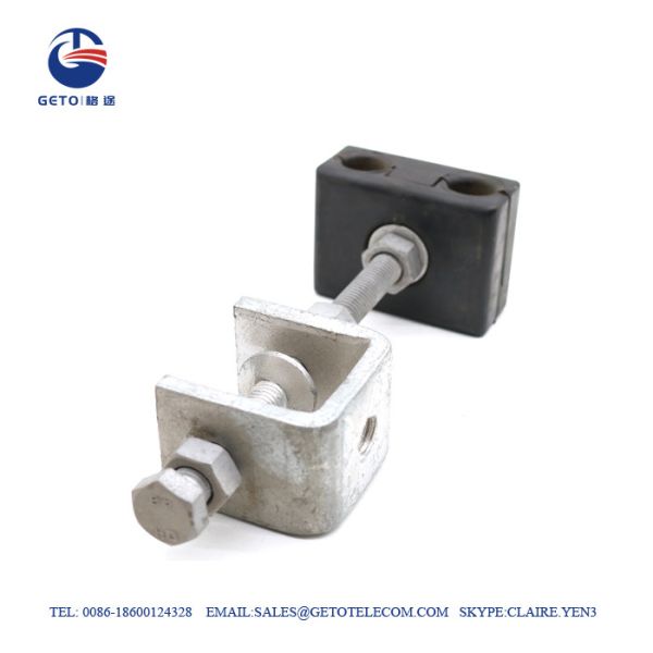 China ADSS Tower ISO9001 Steel 14mm Down Lead Clamp factory