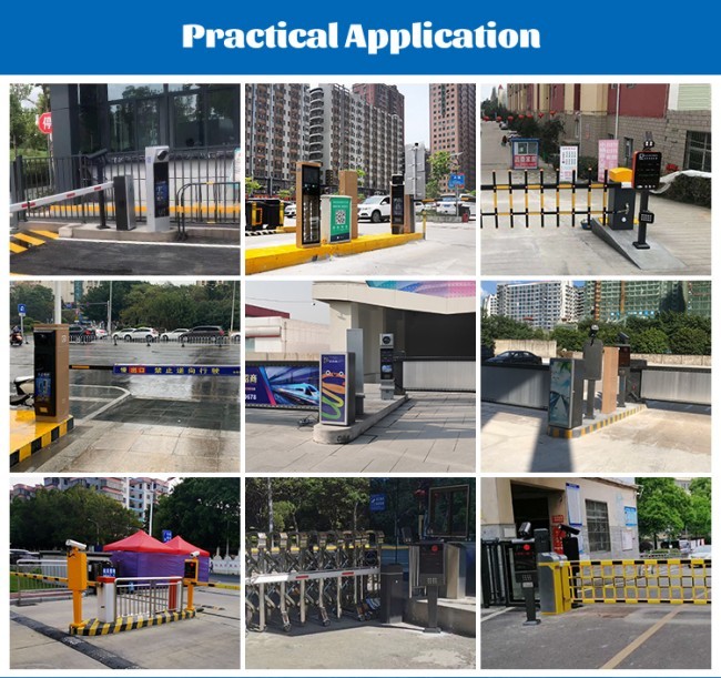 LPR Parking Controller With 8-inch Black HP LPR Camera For Smart Parking System