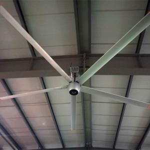 China Large Industrial 10 FT Ceiling Fan , Brushless Motor Ceiling Fan For Factory factory