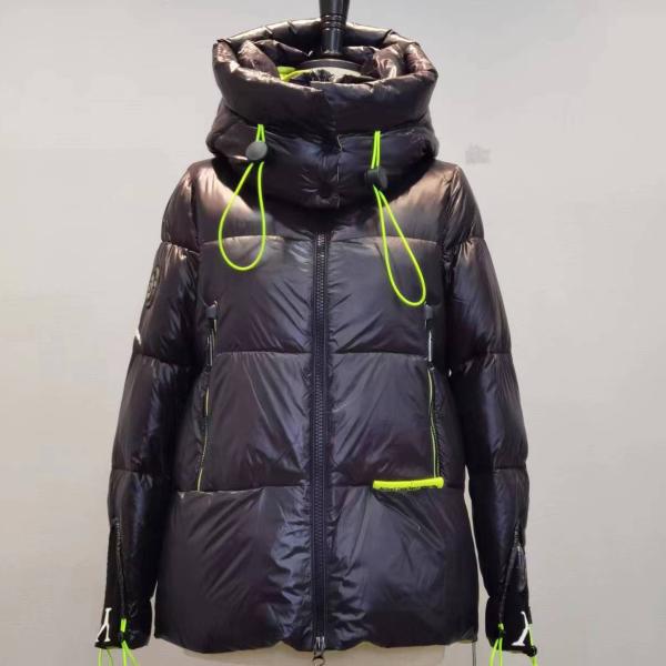 FODARLLOY Ladies Warm Hooded Cotton-padded Clothes Slim Long Down Winter Jackets