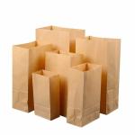 Reused Personalized Packing Plain Paper Bags White Paper