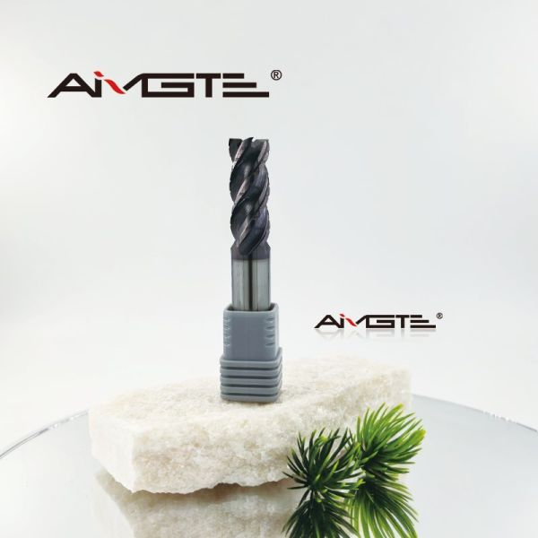 High Performance Chip Breaking Flat End Mill Precision Machining Tool by AMG