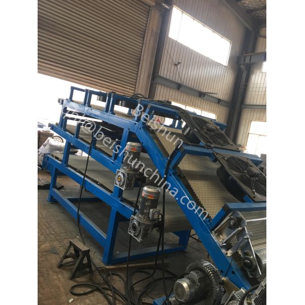 Small Continuous And Efficient Rubber Cooler Adopts Stainless Steel Chain Transmission