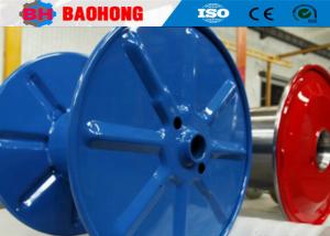China Single Layer Steel Metal Drums Punching Bobbin For Cable Wire factory