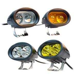 China 20W LED Working Light with 4D lens or Reflective cup with Flood/Spot Beam Amber or White color for atvs, truck factory