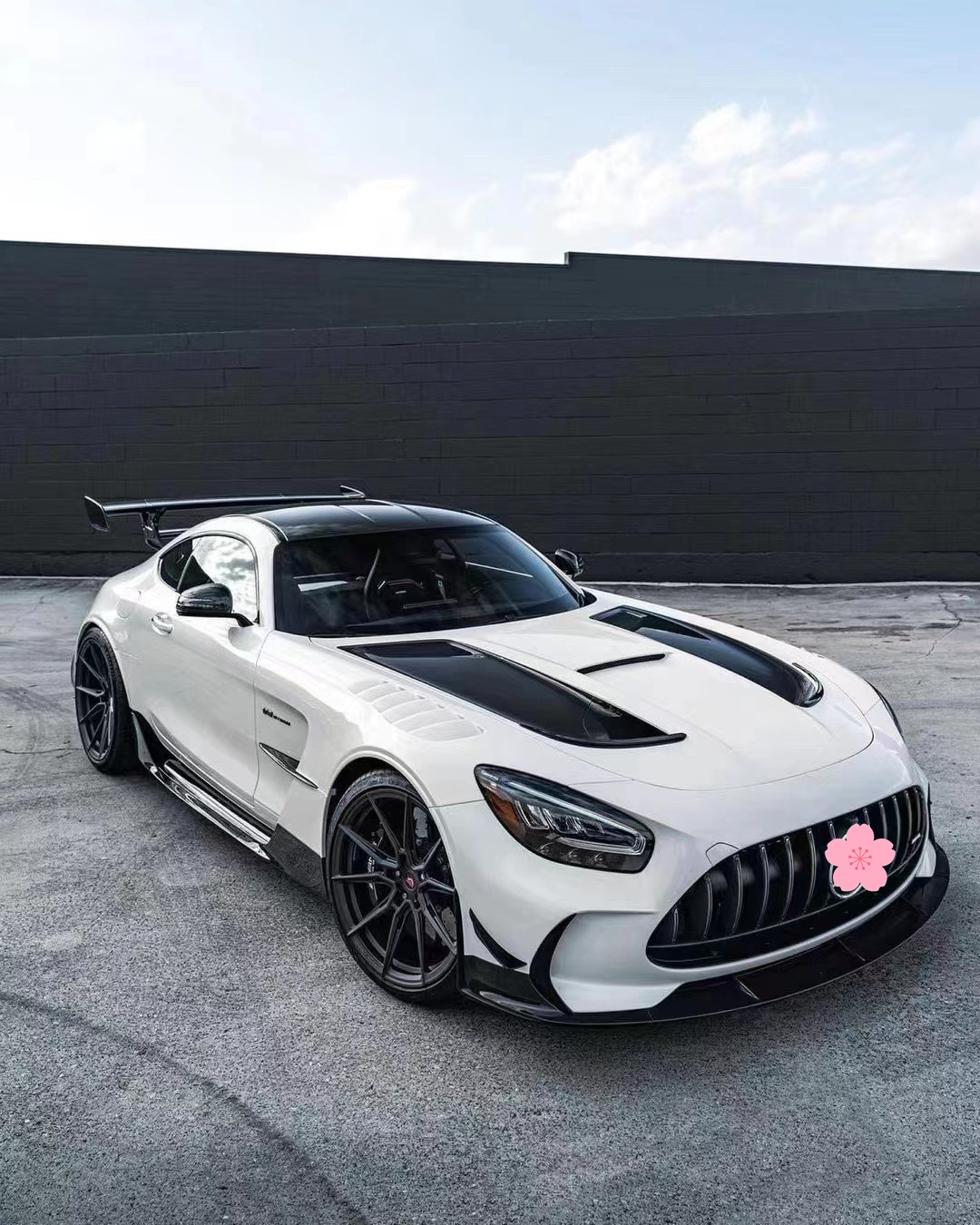Auto Parts for Mercedes AMG GT GTC GTS Body Kit AMG GT Upgraded Black Series Style Front and Rear Bumper Spoiler Hood Body Kit