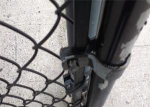 China Galvanized PVC Coated Security Chain Link Mesh Fence factory