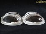 107MM Anti Glare Optical COB LED Glass Lens For 30W - 100W Street Light
