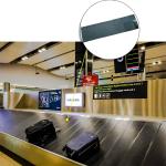 Black Large Rubber Mats Wearproof Rubber Slats For Airport Carousel