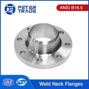 China ANSI B16.5 Class 150 Carbon Steel Weld Neck Flanges A105 WNRF Raised Face and Flat Face factory