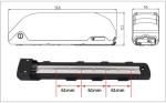 Polly Down Tube lithium Ebike Battery Pack 36V 48V 30ah