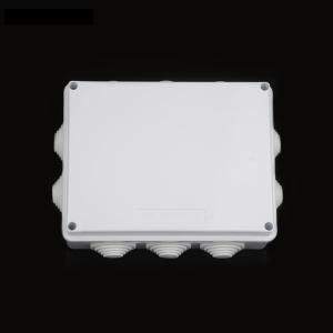 China 200x155x80mm Plastic Enclosure Sealed Knockout Waterproof Junction Box With Stopper factory