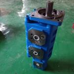 CBGJ Triple Pump Square cover Spline Compact Original Gear Pump For Engineering