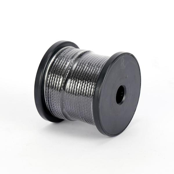 304 Stainless Steel Wire Rope Black PVC Coated