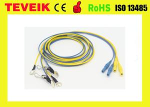 China Neurofeedback DIN1.5 Socket EEG Cable Silver Plated Copper Cup EEG Electrode factory