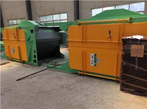 China Castings Forging Parts Sa3.0 Double Hook Type Shot Blasting Machine factory