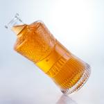 Cap Type Cork 750ml 1000ml Clear Glass Bottle for Gin Rum Vodka Whisky
