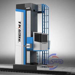 High Precision High Rigid Metal CNC Boring And Milling Machine Horizontal White