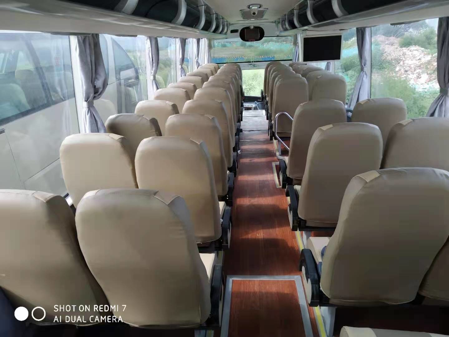 55 Seats Used Yutong ZK6127 Bus Used Coach Bus 2012 Year Diesel Engine In Good Condition