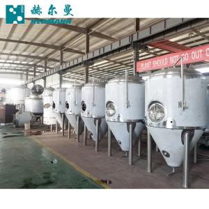 China CCT Stainless Conical Tank , Cylindro Conical Stainless Steel 304 Fermenter Easy Maintenance factory