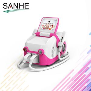 China home use IPL Elight SHR hair removal and skin rejuvenation machine with 2 handle pieces factory