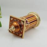 Shinny Gifts One Set Metal Tissue Box Toothpick Holder Fashion Carved Table