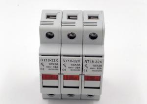 China 1 2 Or 3 Pole Din Rail Fuse Holder For Protecting Photovoltaic Strings factory