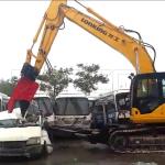 Durable Demolition Shear Rock Crusher, Car Scrap Shear For Metal Wasters Crush