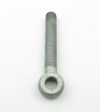M3 Carbon Threaded Eye Bolt Hex Head Bolt Zinc Plate Surface ASME B18.6.3