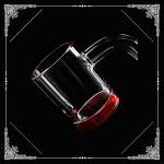 Opaque Bottom Gavel Flat Top Quartz Banger Nail Bottom XL Quarts Nails Oil Dab