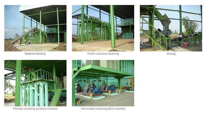 Large Yield Alcohol Production Equipment Complete Set Of Fresh Cassava Crushing