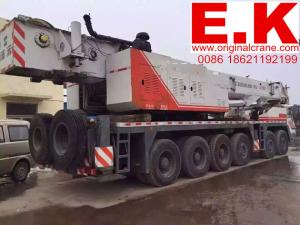 China 2008 130ton Hydraulic truck crane ZOOMLION crane machinery mobile crane QY130H factory