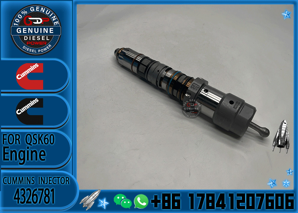 4088428 QSK23 Diesel Engine Common Rail Fuel Injector 4001813 4087893 4326780 4088416 4326781