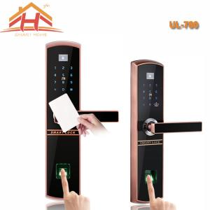 China RFID Card Door Lock With 4 Pcs 1.5V AA Alkaline Batteries Power Supply factory