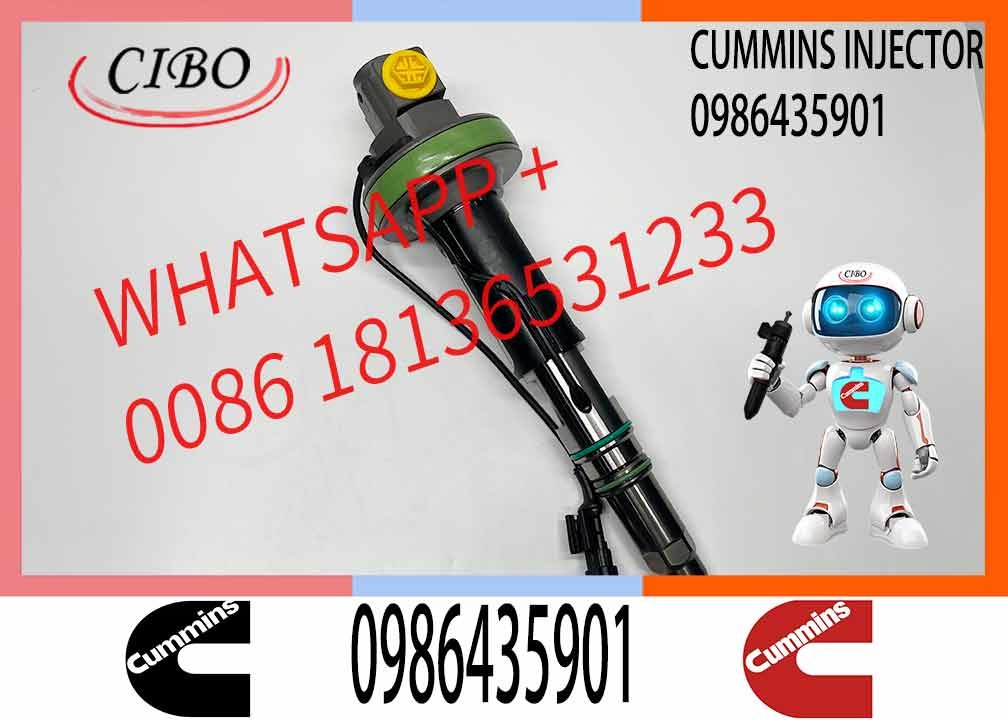 NINE Brand 100% Tested Common Rail Injector 0986435901 Fuel Injector 0 986 435 901