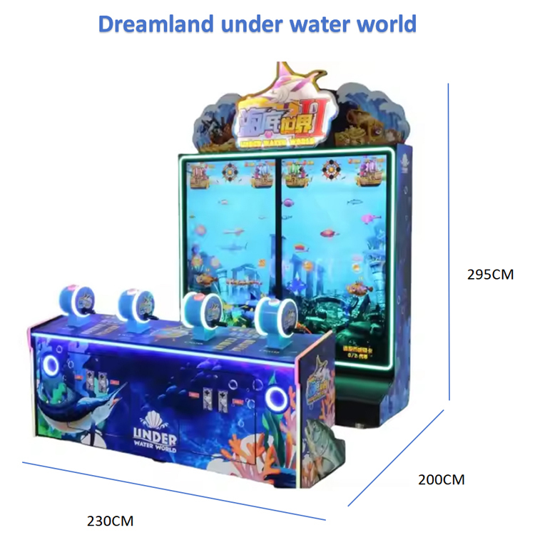 Elevate Your Gaming Experience Coin Operated 65LCD Fishing Redemption Game Machine With Our Go Fish Lottery Video Game Machine