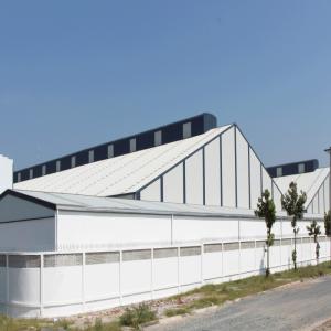China Steel Frame Prefabricated Steel Structures With Bolt Connection And Aluminum Alloy Windows factory