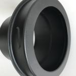 Powder Coating Black Chimney Pipe Diameter 80mm-350mm For Wood Heater