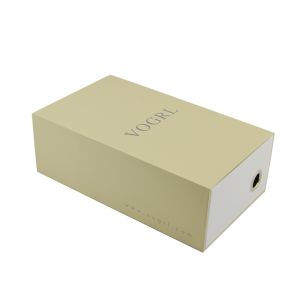 China Brown Drawer Hard Cardboard Gift Boxes Shoe Packaging 300mm Length on sale